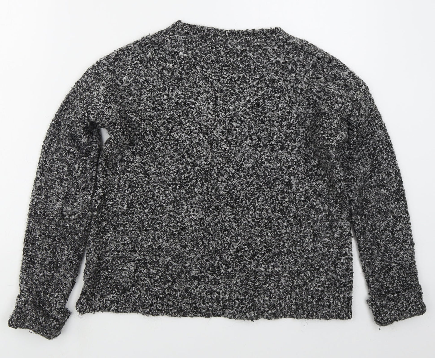 Womens UK Size 6 Topshop Grey Pullover Jumper