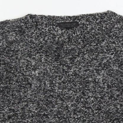 Womens UK Size 6 Topshop Grey Pullover Jumper