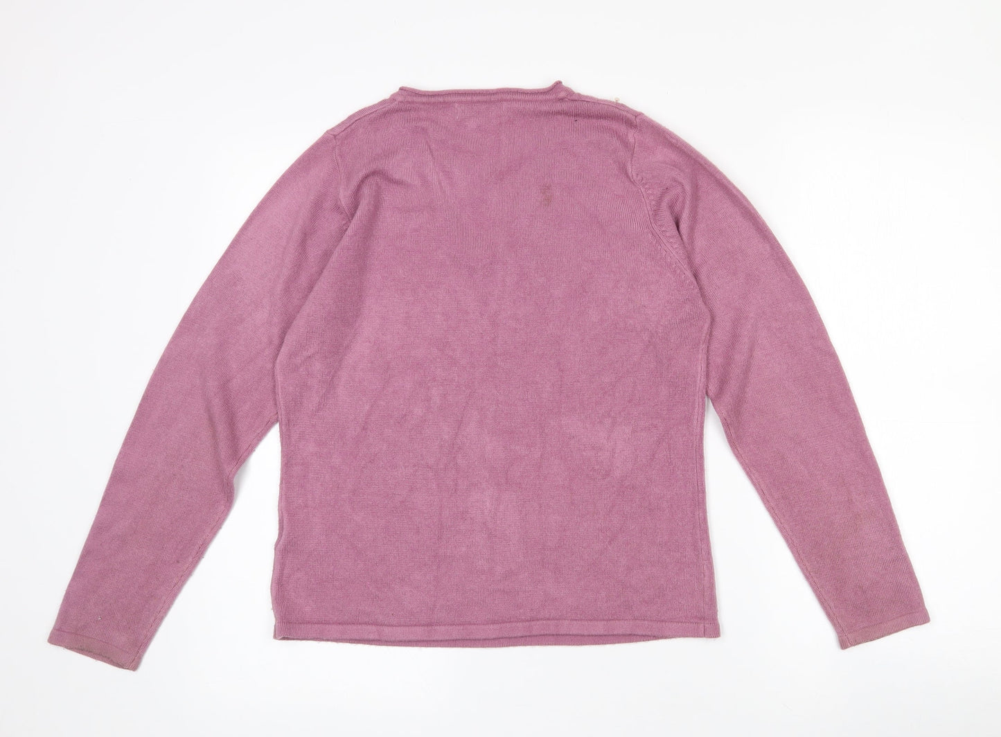 Womens UK Size M Fay Louise Purple Pullover Jumper