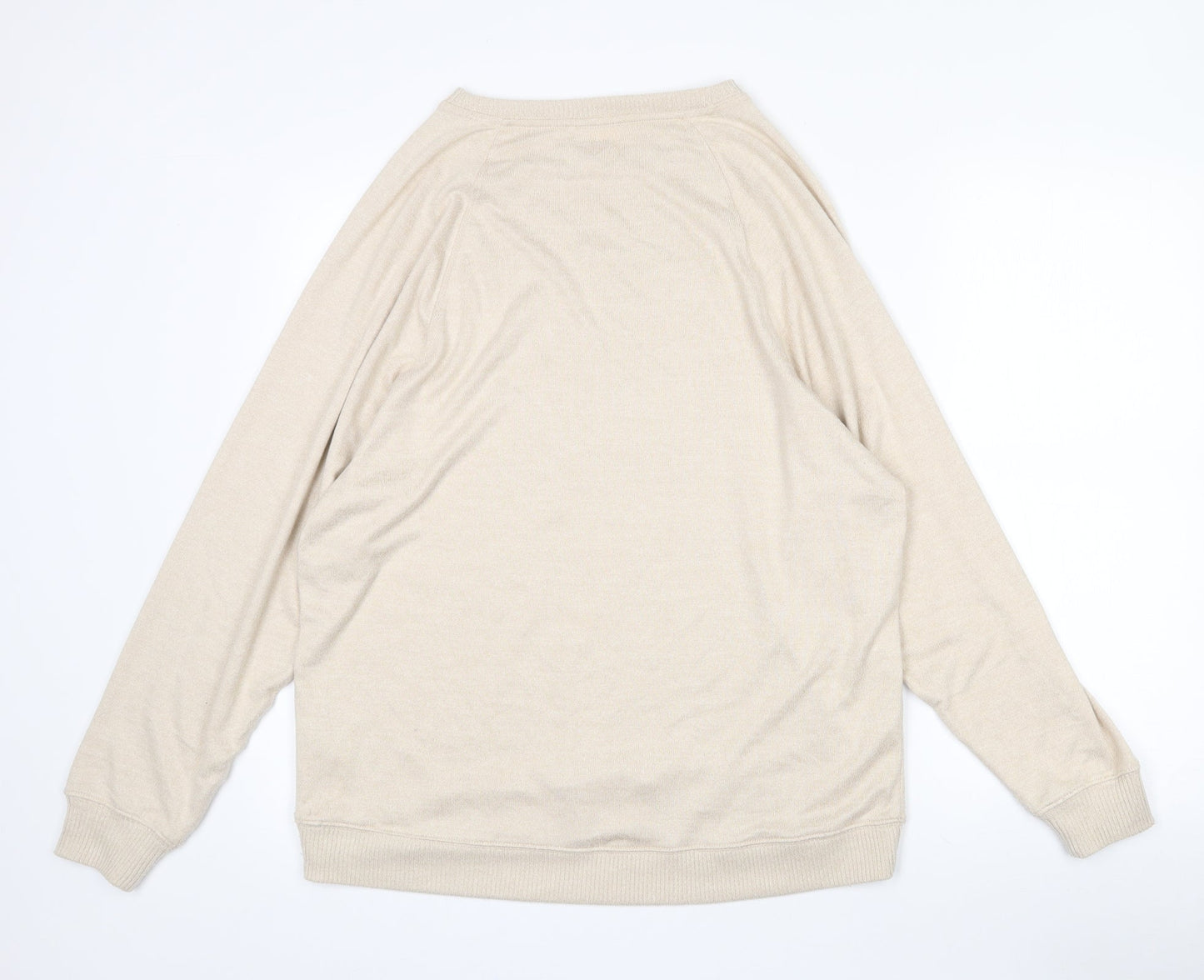 Womens UK Size S Gilly Hicks Beige Pullover Jumper