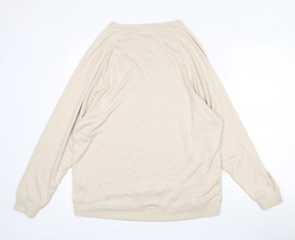 Womens UK Size S Gilly Hicks Beige Pullover Jumper