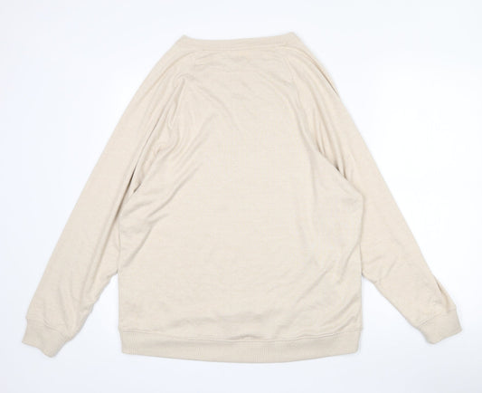 Womens UK Size S Gilly Hicks Beige Pullover Jumper