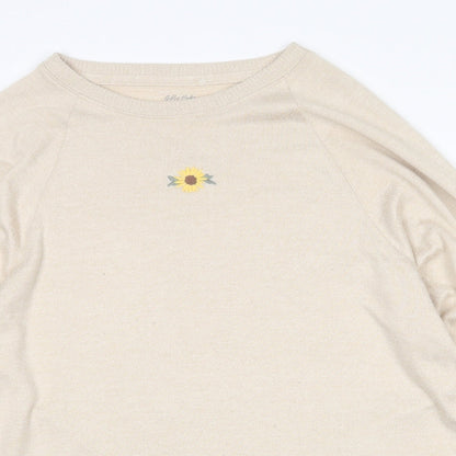 Womens UK Size S Gilly Hicks Beige Pullover Jumper