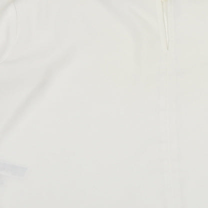 Womens UK Size 10 Topshop White Kimono Blouse