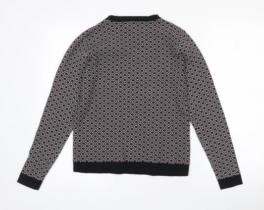 Womens UK Size 10 Papaya Black Pullover Jumper