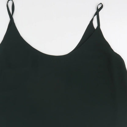 Womens UK Size 14 New Look Green Camisole T-Shirt