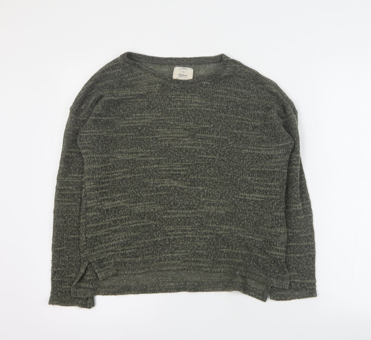 Womens UK Size 14 New Look Green Pullover Jumper