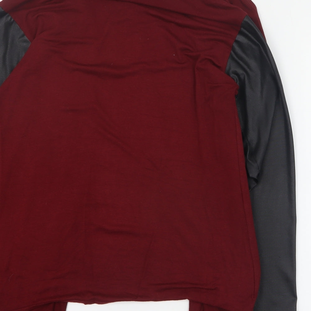 Womens UK Size S Blue Inc Red Cardigan Jumper