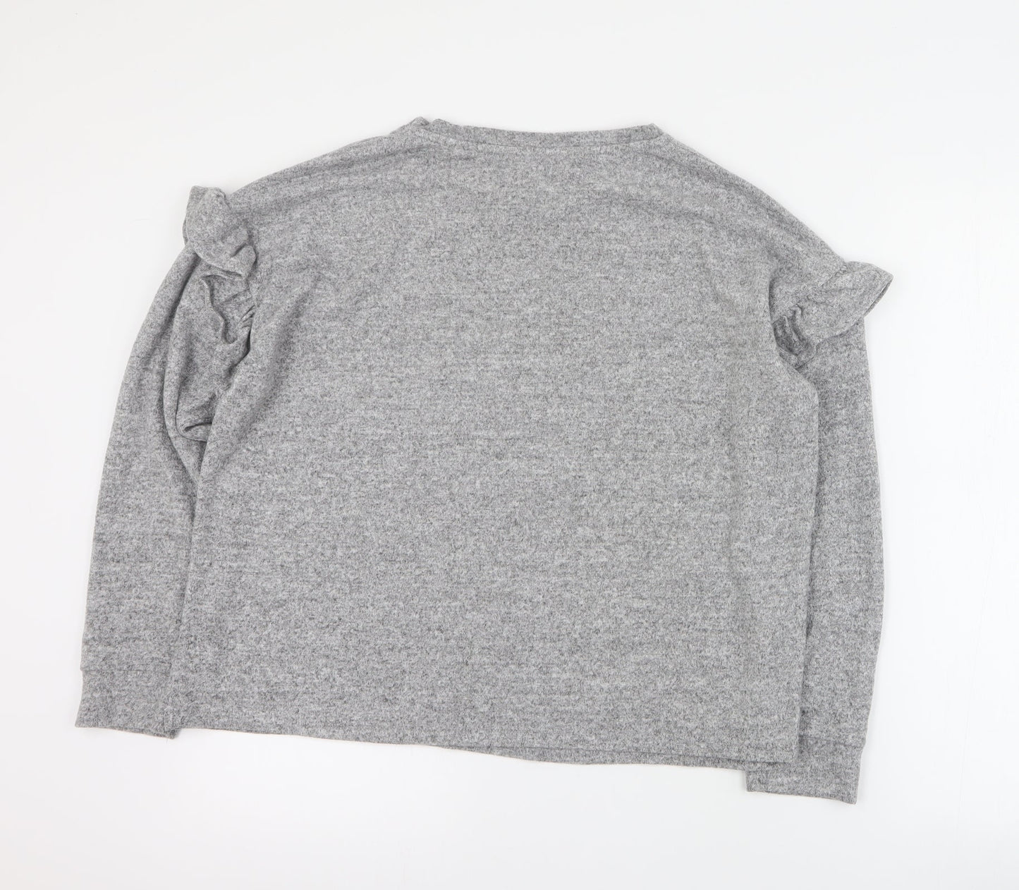Womens UK Size M New Look Grey Pullover Jumper