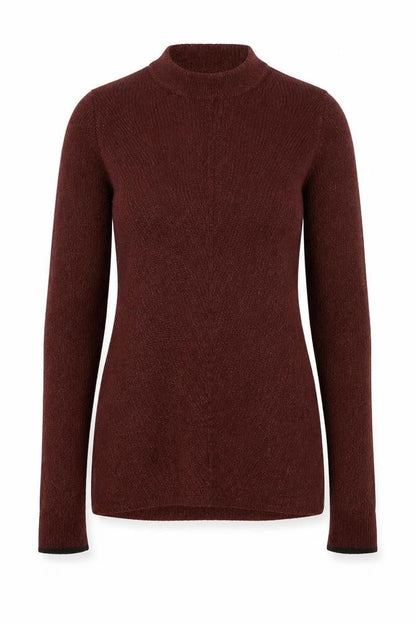 Womens UK Size 8 Topshop Brown Pullover Jumper