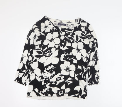 Womens UK Size 8 Marks and Spencer Black Pullover Jumper