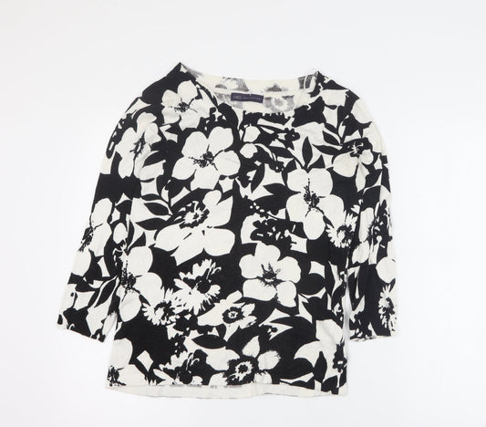 Womens UK Size 8 Marks and Spencer Black Pullover Jumper