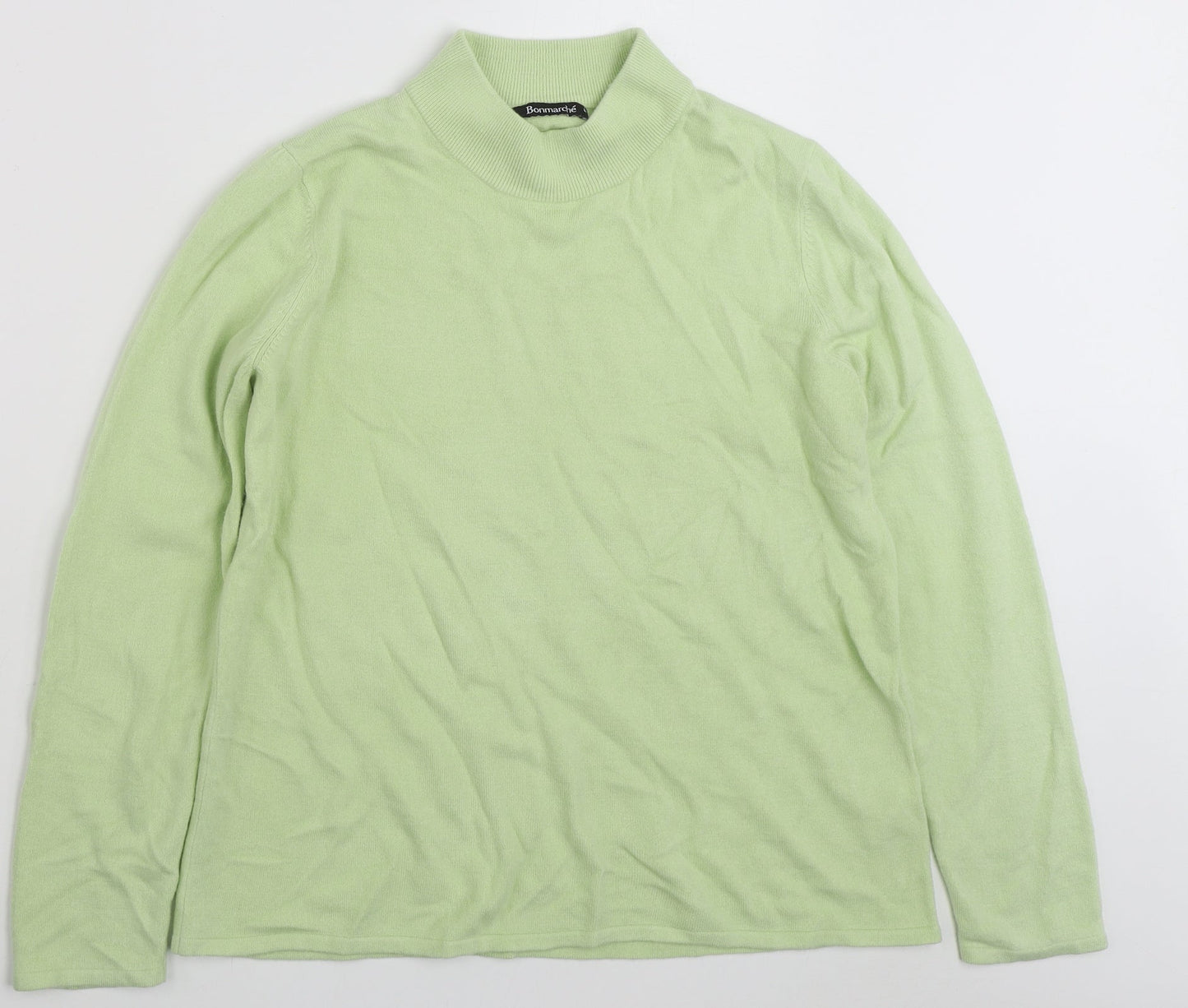 Womens UK Size M Bonmarché Green Pullover Jumper