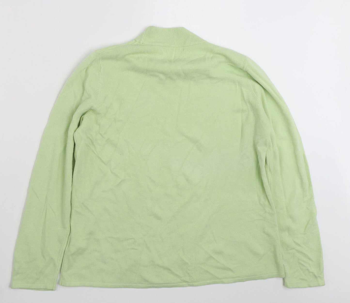 Womens UK Size M Bonmarché Green Pullover Jumper