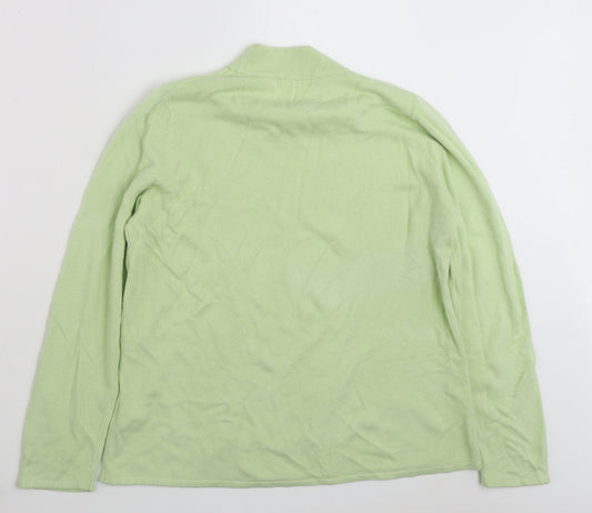Womens UK Size M Bonmarché Green Pullover Jumper