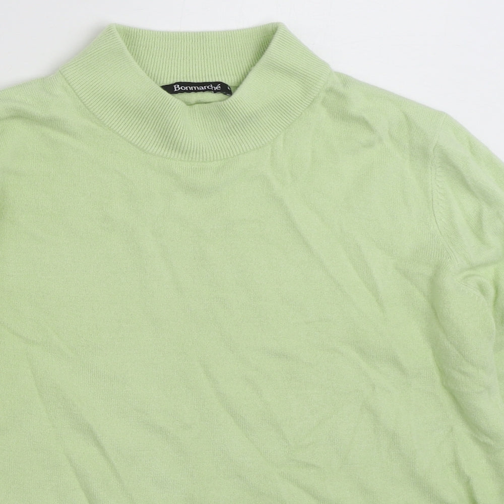 Womens UK Size M Bonmarché Green Pullover Jumper