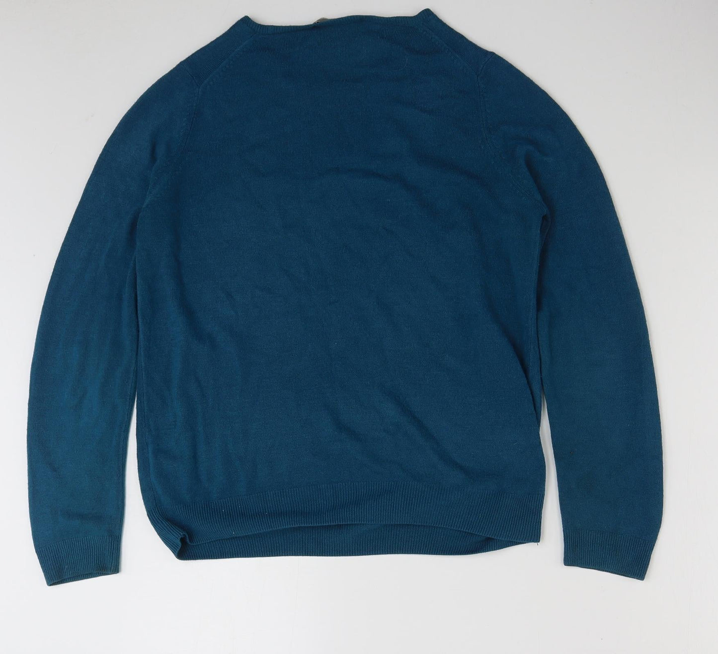 Womens UK Size 12 Marks and Spencer Blue Pullover Jumper
