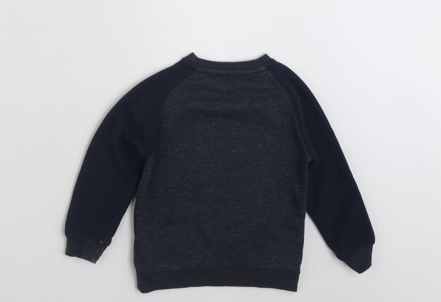 Primark Boys Blue  Polyester Pullover Sweatshirt Size 2-3 Years  Pullover - One Epic Kid