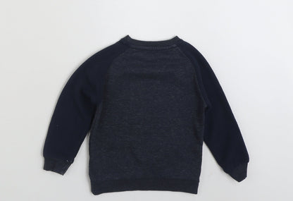 Primark Boys Blue  Polyester Pullover Sweatshirt Size 2-3 Years  Pullover - One Epic Kid