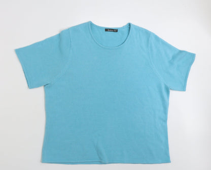 Womens UK Size L Bonmarché Blue Pullover Jumper