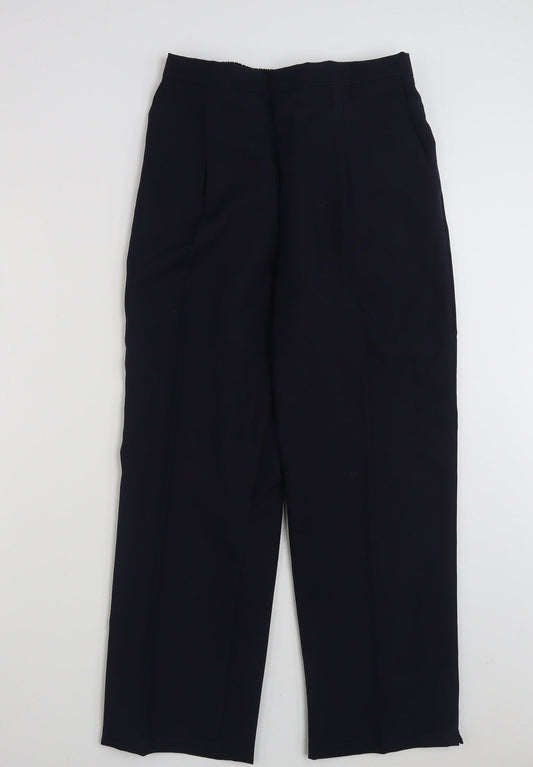 Womens UK Size 16 Preworn Regular Fit  Blue Trousers