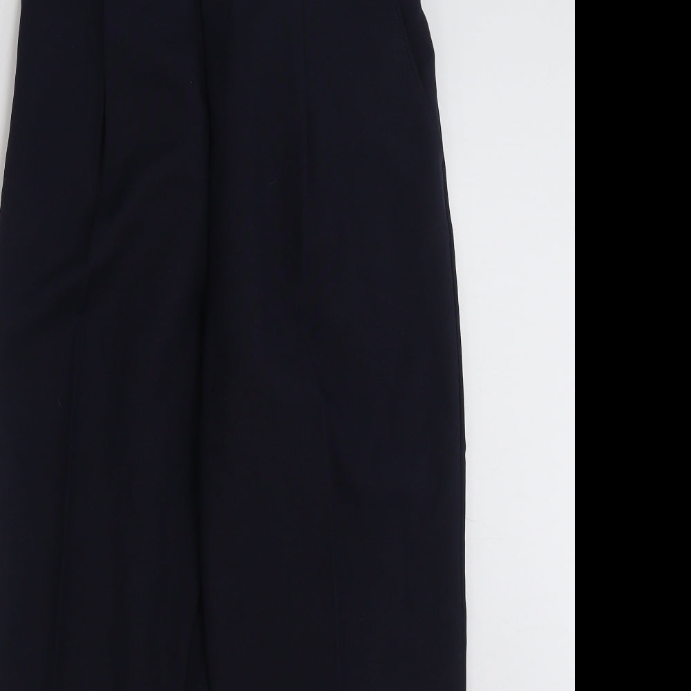 Womens UK Size 16 Preworn Regular Fit  Blue Trousers