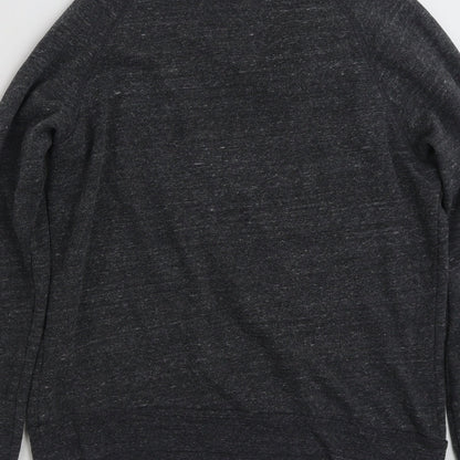 Topshop Womens Grey  Polyester Pullover Sweatshirt Size 8  Pullover - Cat
