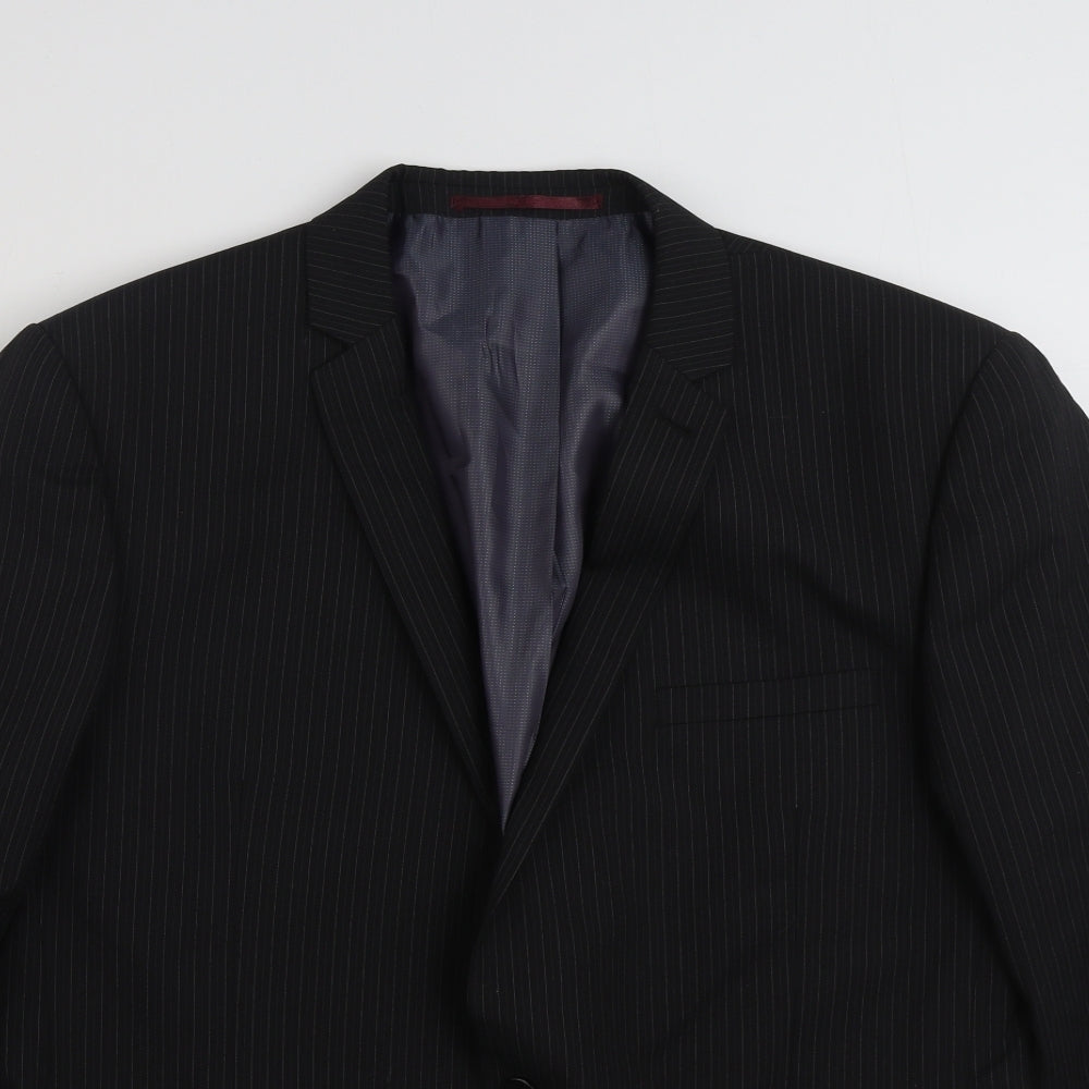 Mens UK Size 44 NEXT Regular Black Suit Jacket