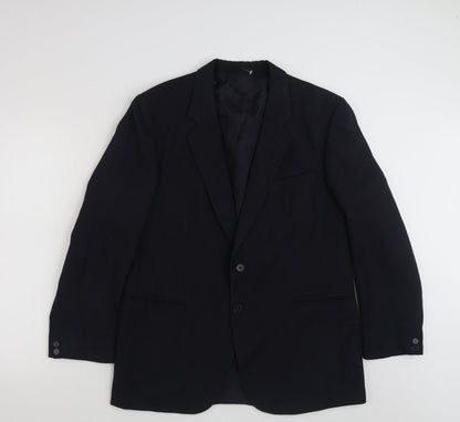 Mens UK Size 42 St Michael Regular Blue Suit Jacket