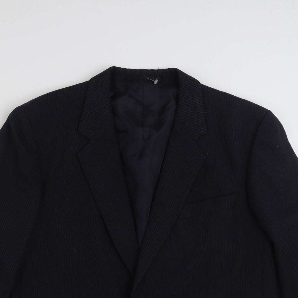 Mens UK Size 42 St Michael Regular Blue Suit Jacket