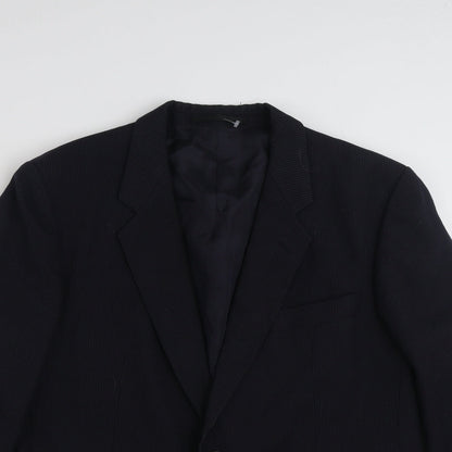 Mens UK Size 42 St Michael Regular Blue Suit Jacket