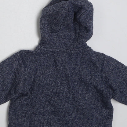 George Boys Blue  Cotton Cardigan Jumper Size 3-6 Months  Button - Mickey Mouse
