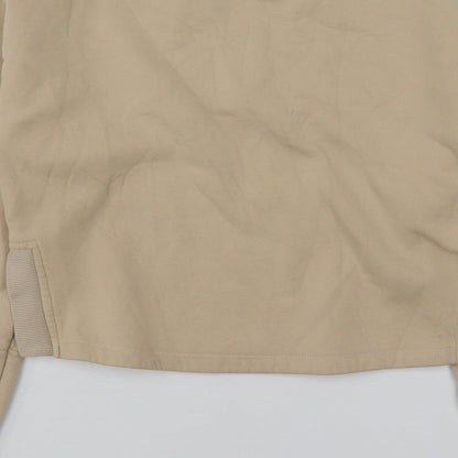 Primark Girls Beige  Cotton Pullover Sweatshirt Size 13-14 Years   - Cropped