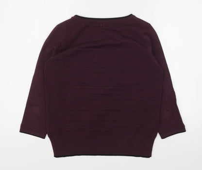 Womens UK Size 14 Principles Purple Pullover Jumper