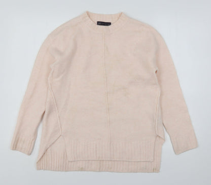 Womens UK Size S Marks and Spencer Pink Pullover Jumper