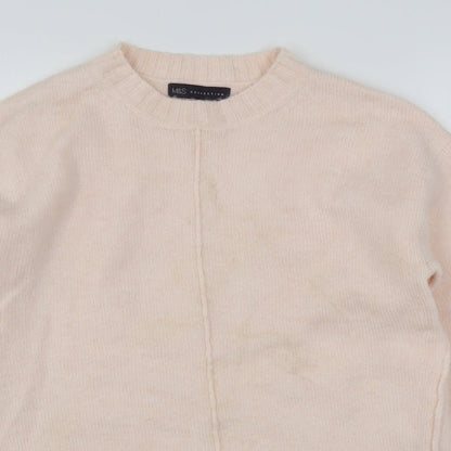 Womens UK Size S Marks and Spencer Pink Pullover Jumper