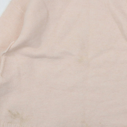 Womens UK Size S Marks and Spencer Pink Pullover Jumper