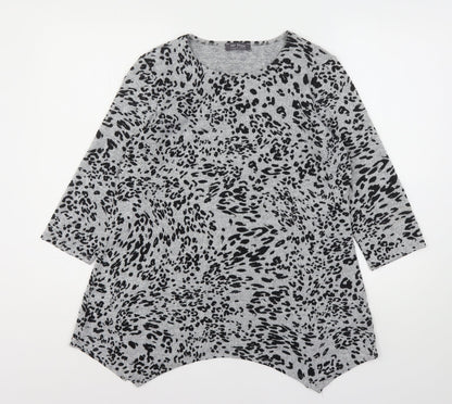 Womens UK Size S Mr Max Grey Pullover Jumper