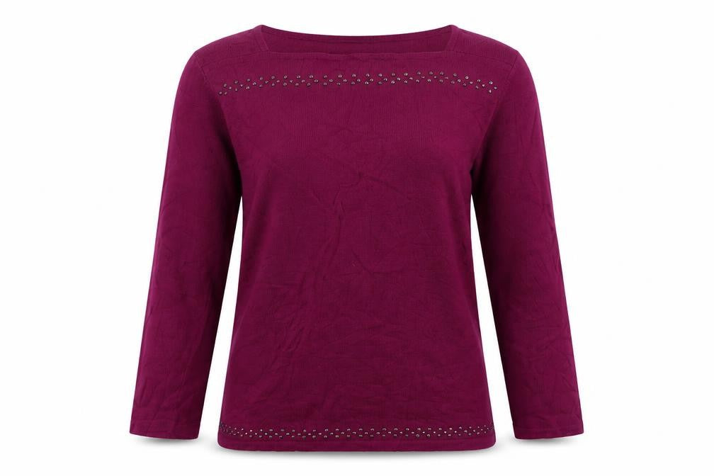 Womens UK Size 8 NEXT Purple Pullover Jumper