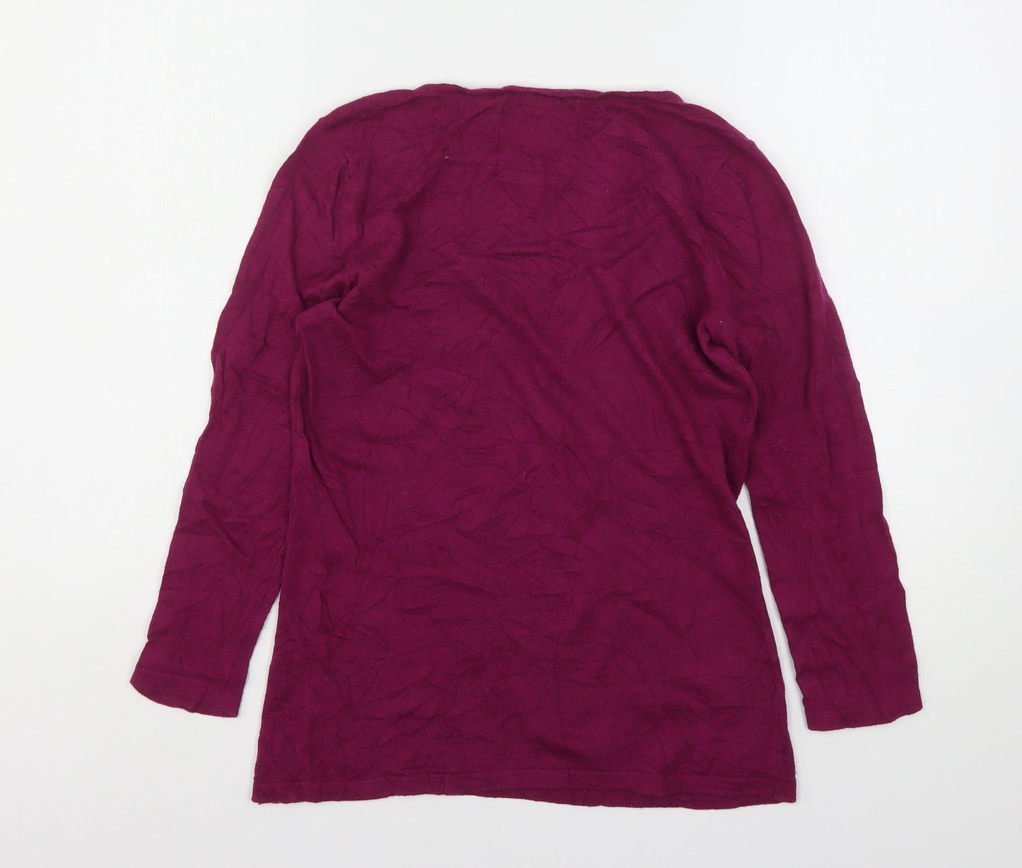 Womens UK Size 8 NEXT Purple Pullover Jumper