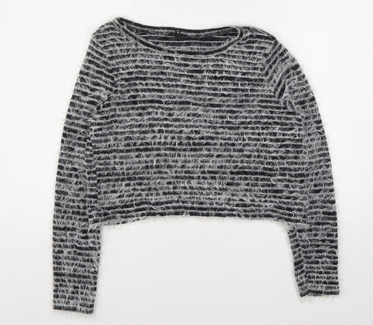 Womens UK Size 12 River Island Grey Pullover Jumper