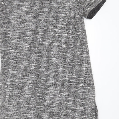 Quiz Womens Grey  Polyester A-Line  Size 10  Crew Neck Pullover