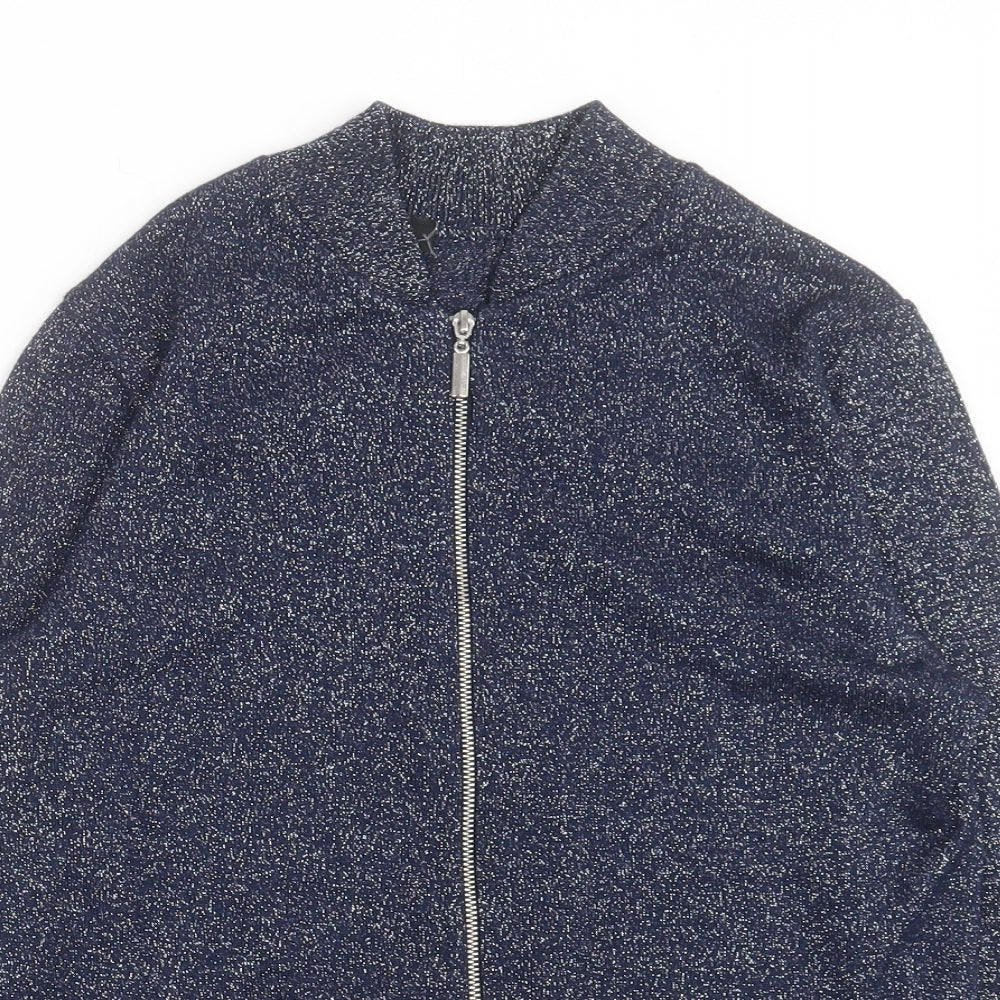 Womens UK Size 8 Atmosphere Blue Basic Blouse