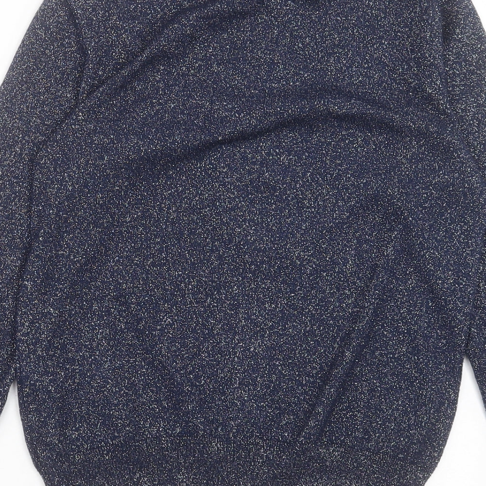 Womens UK Size 8 Atmosphere Blue Basic Blouse