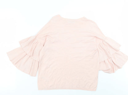 Womens UK Size 12 Very Pink Pullover Jumper