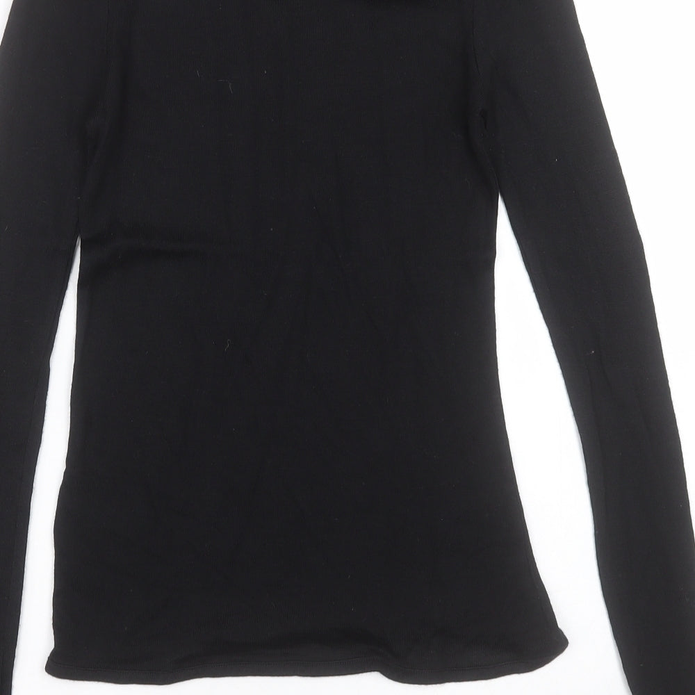 Womens UK Size 12 H&M Black Pullover Jumper