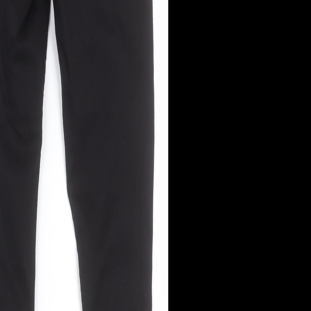 Topshop Womens Black  Cotton Skinny Jeans Size 26 in L30 in Regular Button