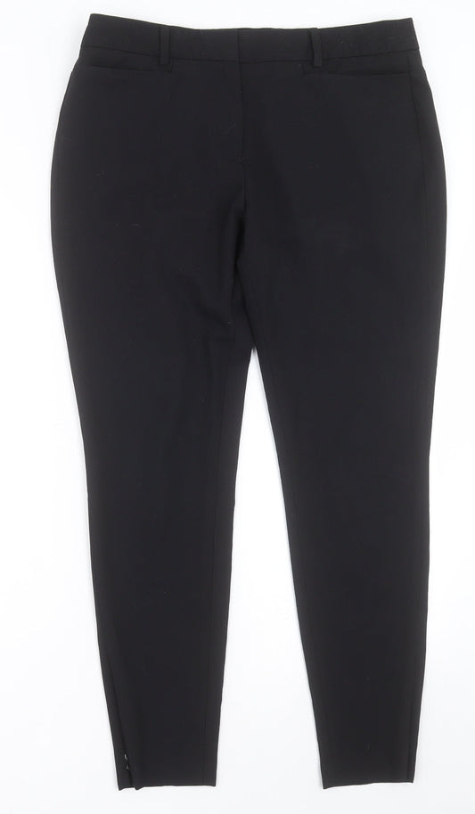 Womens UK Size 10 NEXT Regular Fit  Black Trousers