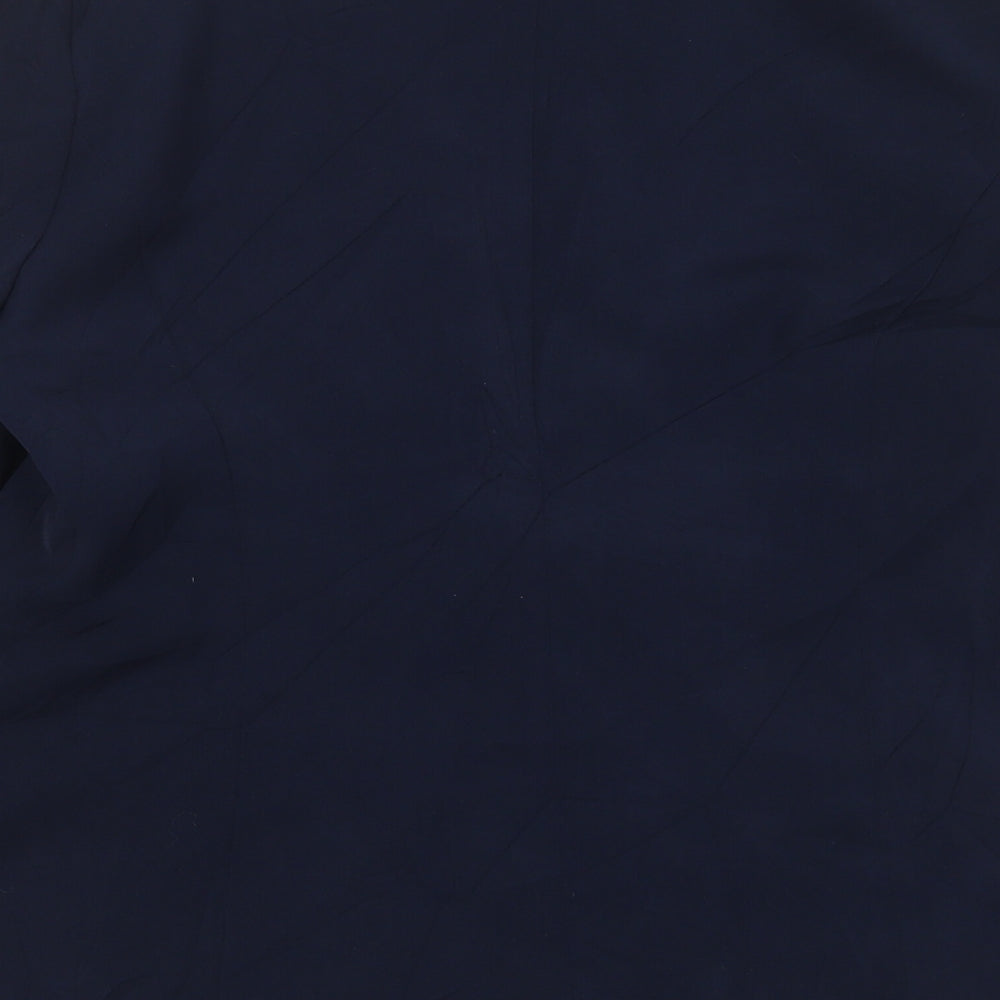 AMARANTO Womens Blue   Jacket Blazer Size 14  Button