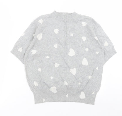 Womens UK Size S Marks and Spencer Grey Pullover Jumper